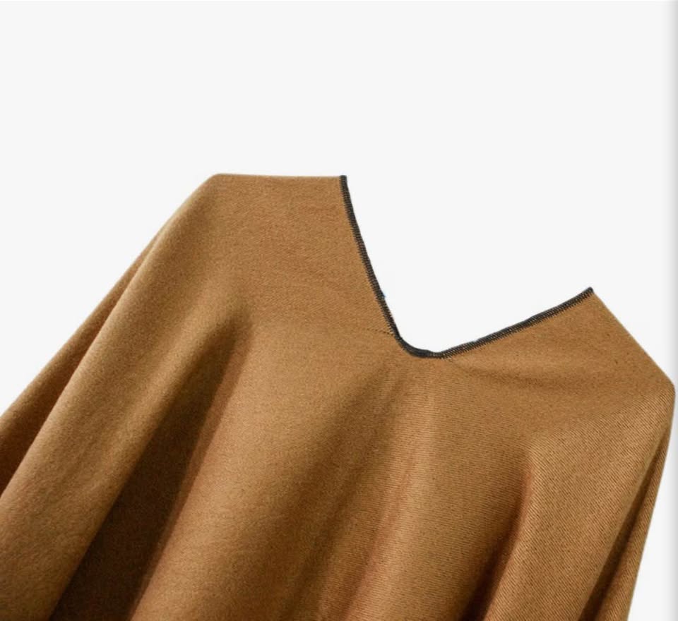 Women's Shawl Wrap Poncho Ruana Cape Cardigan Sweater Open Front for Fall Winter