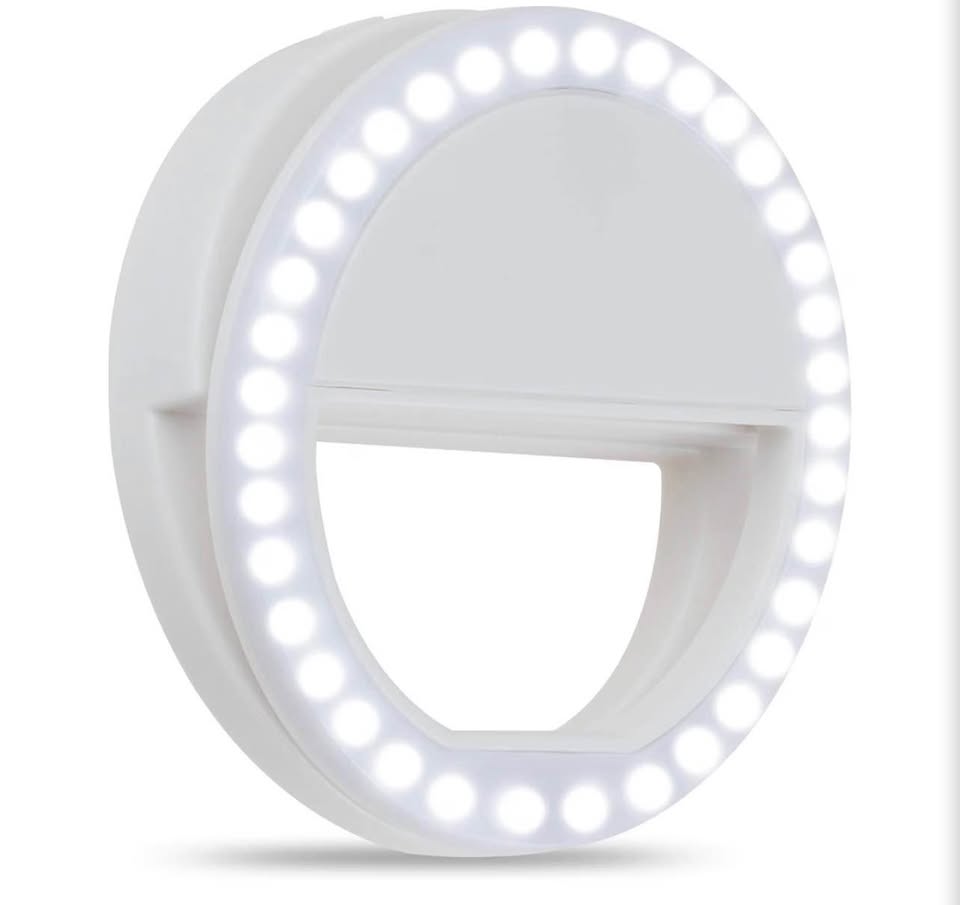 Clip-on Selfie Ring Light for Smartphones