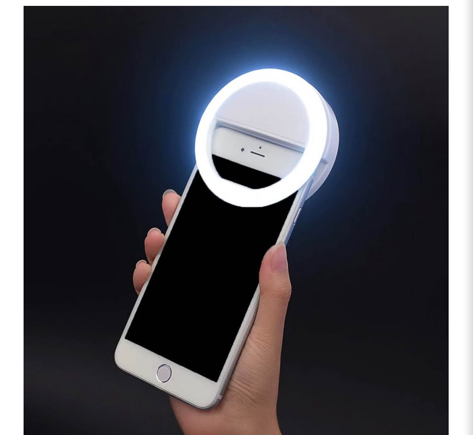 Clip-on Selfie Ring Light for Smartphones