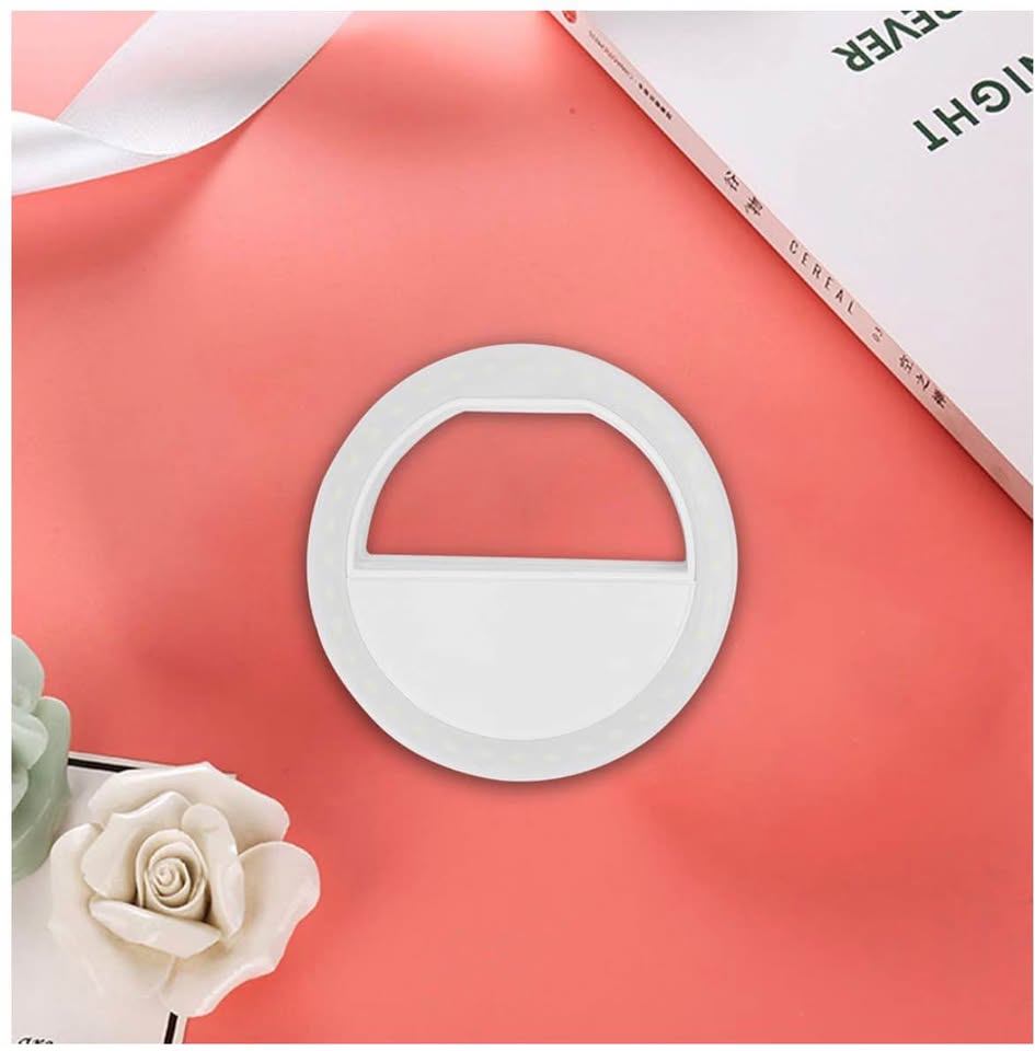 Clip-on Selfie Ring Light for Smartphones