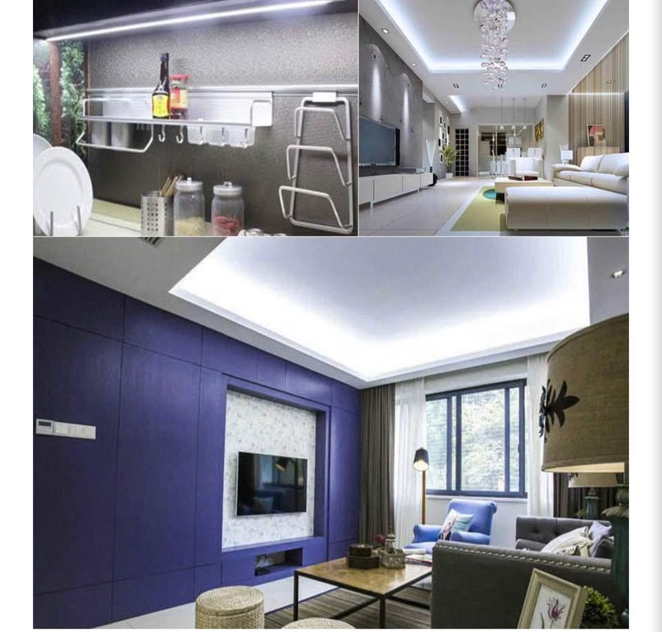 LED Strip Lights, SMD 2835 LED Strip, DC12V 1200LEDs 16.4Ft 26000LM High Density