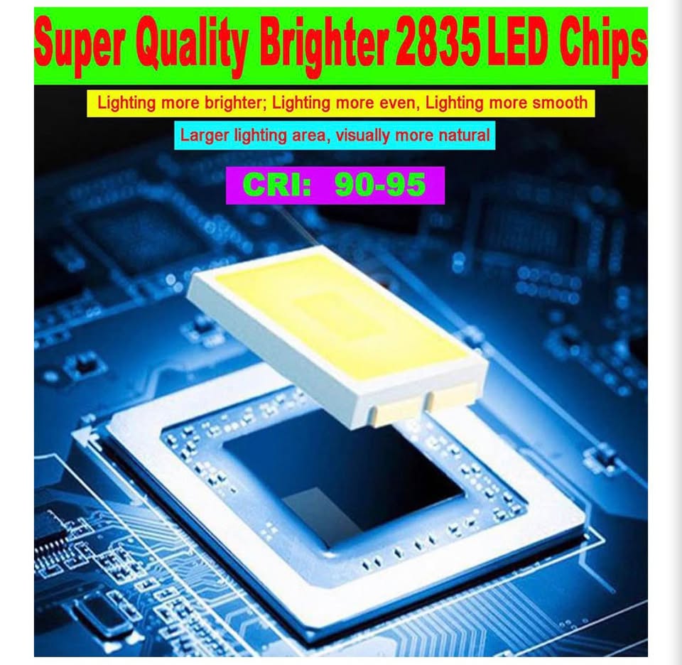 LED Strip Lights, SMD 2835 LED Strip, DC12V 1200LEDs 16.4Ft 26000LM High Density