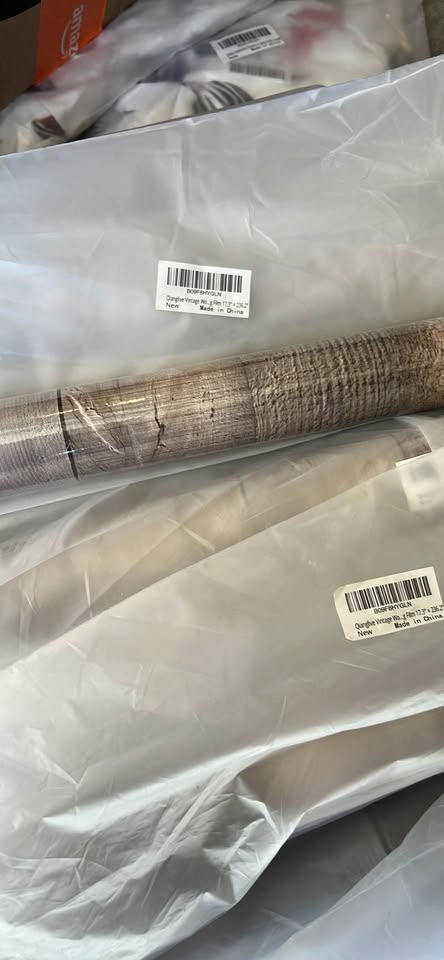 Wood Wallpaper Rustic Stick and Peel Self 17.3x236.2inch