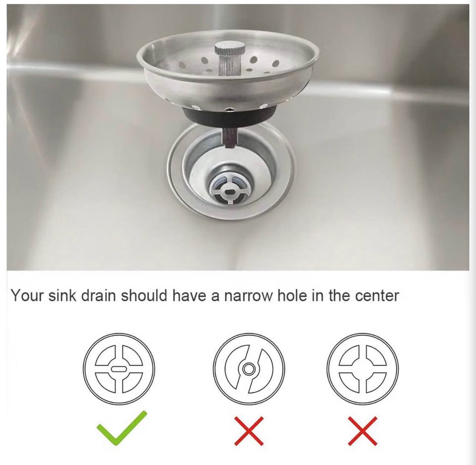 2 PCS Kitchen Sink Drain Strainer