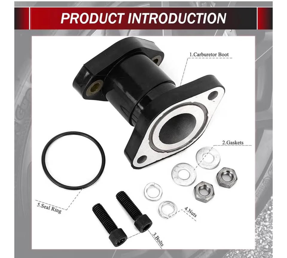 Carburetor Intake Manifold Boot, Carburetor Intake Boot for Yamaha Big Bear 350 