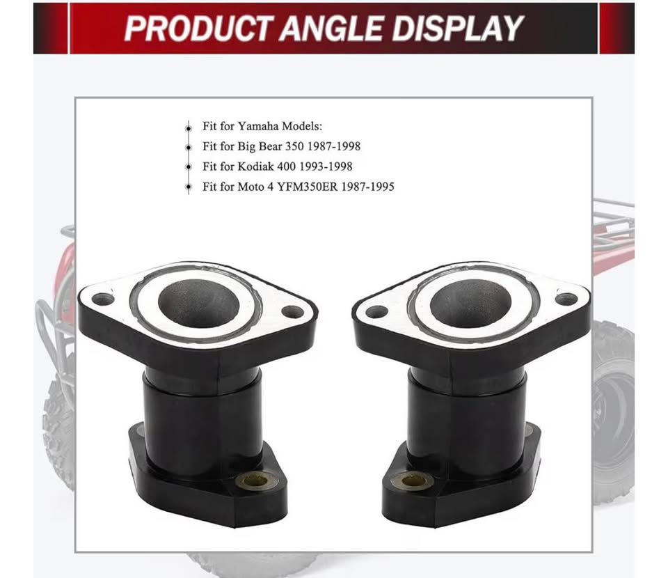 Carburetor Intake Manifold Boot, Carburetor Intake Boot for Yamaha Big Bear 350 