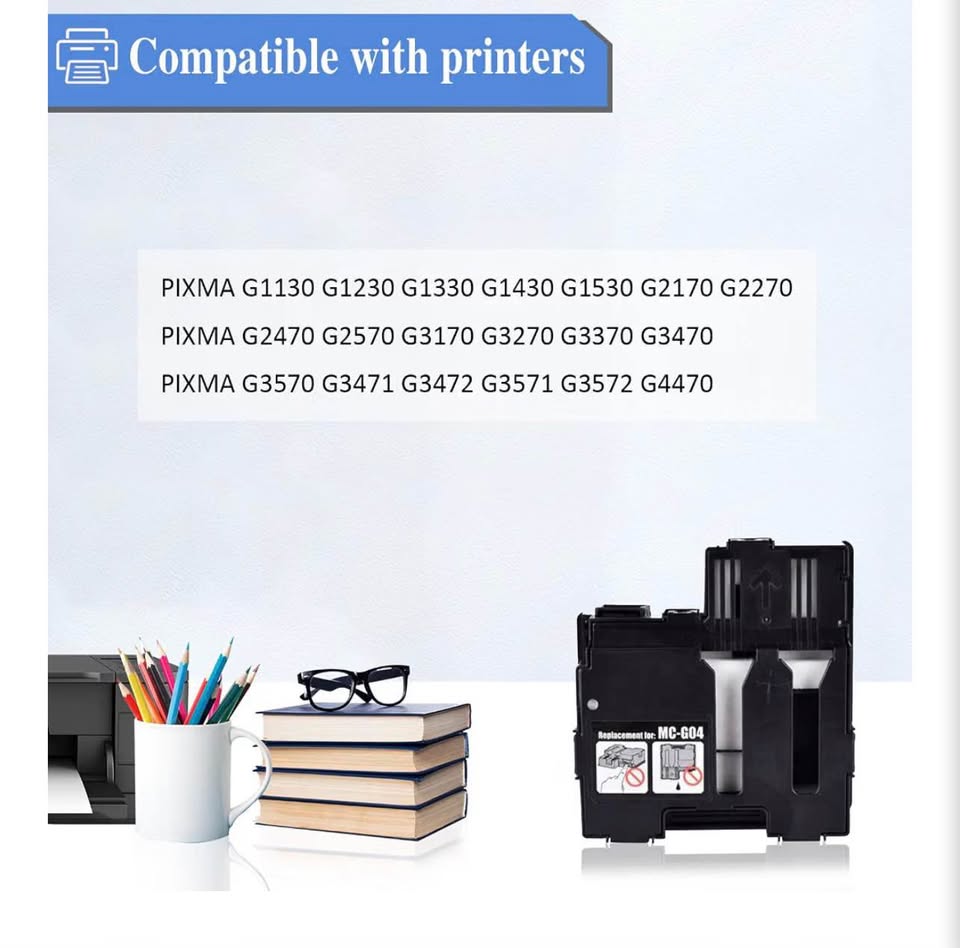 Compatible with Canon MC-G04 MC G04 Waste Ink Collector Work for Canon MC-G04 Ma