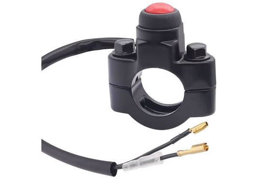 12V Motorcycle Handlebar Push Switch Engine Stop Start Kill Momentary
