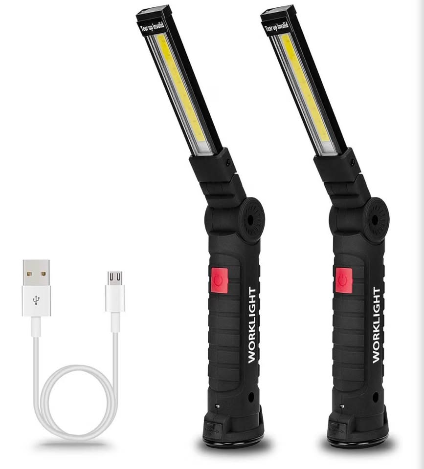 2-Pack Rechargeable LED Work Light