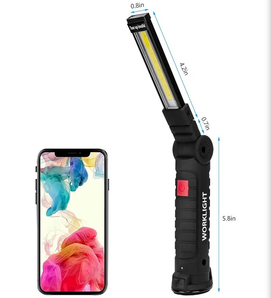 2-Pack Rechargeable LED Work Light