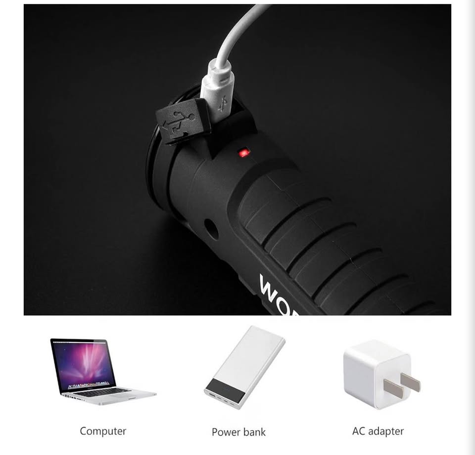2-Pack Rechargeable LED Work Light