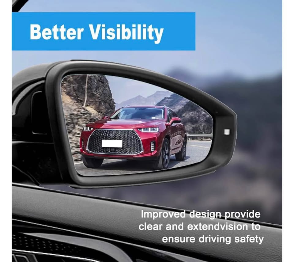 Vrasly Passenger Right Side View Heated Mirror Glass Replacement for 2011 2012 2
