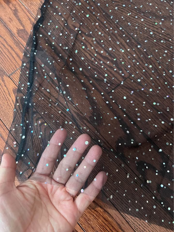 women glitter sequin mesh sheer tops see through shirts long sleeve turtleneck m