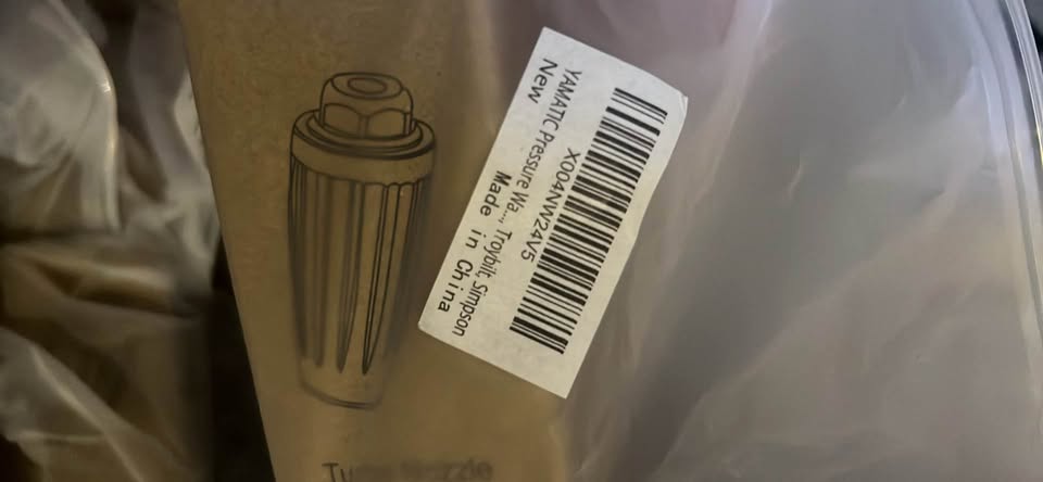 Car Pressure Washer Turbo Nozzle