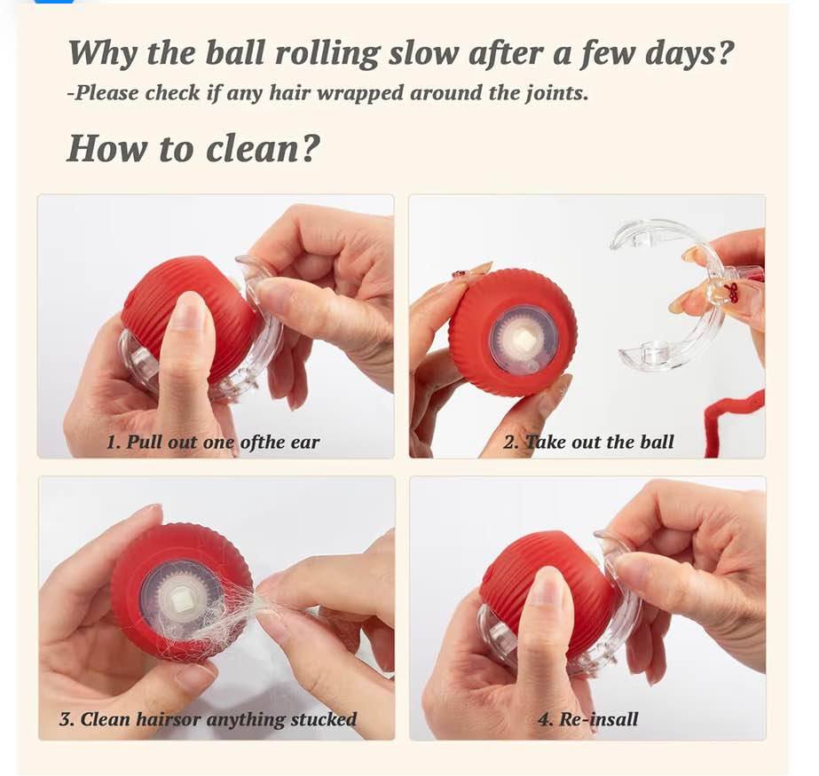 Interactive Cat Toy for Indoor Cats Fast Rolling on Carpet, Speedy Tail 2.0 Cat 