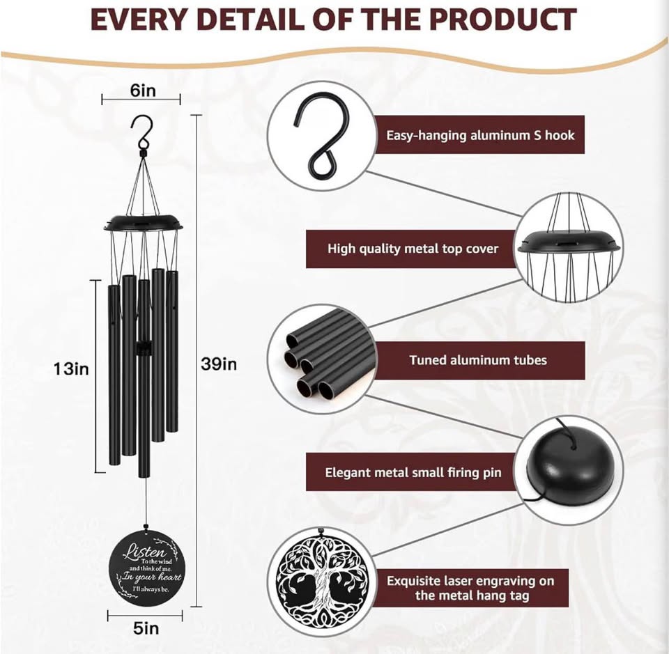 Mooncraftlogy Memorial Wind Chimes