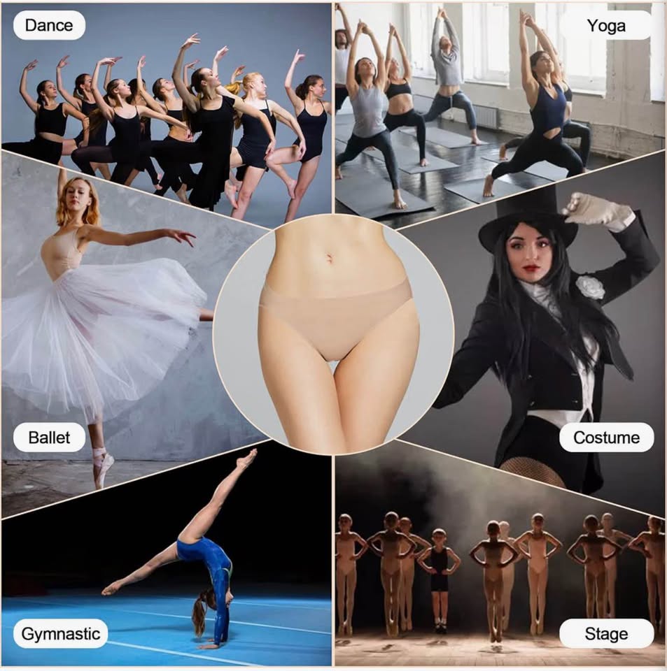 MOLLDAN Pro Dance Ballet Briefs for Women and Girls Seamless Gymnastics Underpan