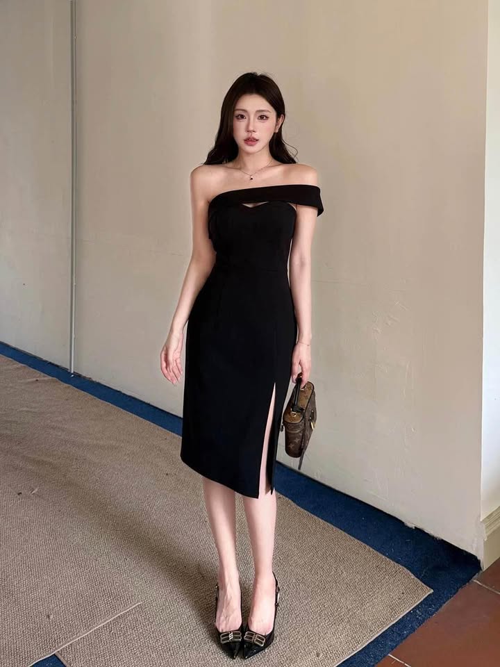 women's spaghetti strap bodycon maxi dress long fomal thigh- high slit club wedd
