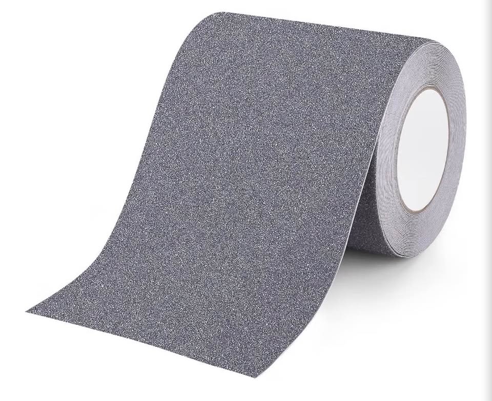 5.9”x 33”Black Anti-Slip Tape Roll - 80 Grit