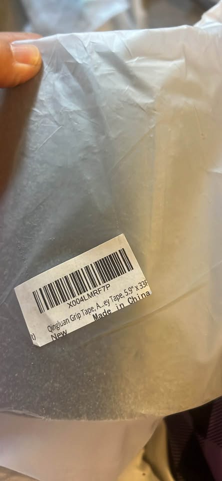5.9”x 33”Black Anti-Slip Tape Roll - 80 Grit