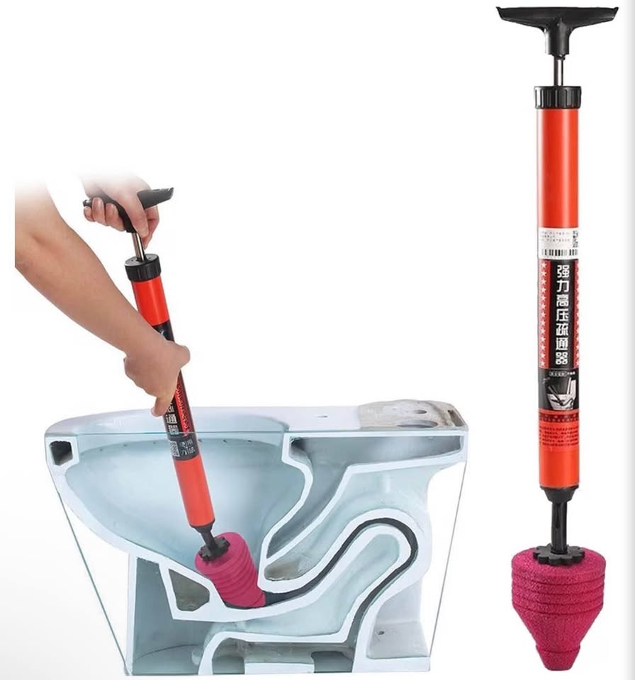 High Pressure Air Power Toilet Plunger