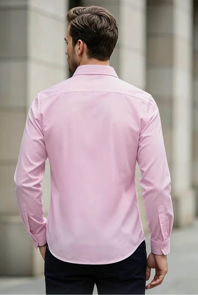 Men's Wrinkle Free Dress Shirts Regular Fit