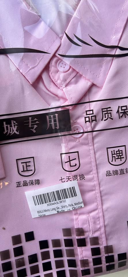 Men's Wrinkle Free Dress Shirts Regular Fit