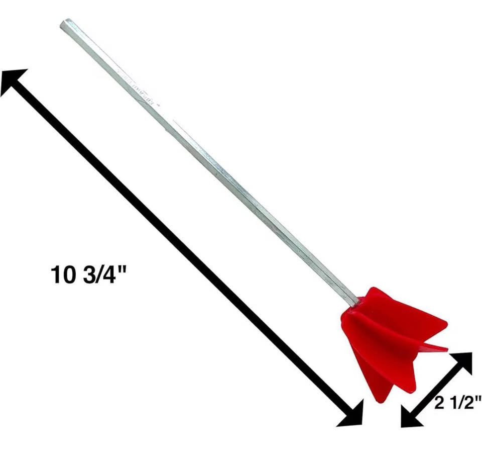 Edward Tools Paint Mixer Drill Attachment - Helix Mixer for 1 Gallon of Paint Ep