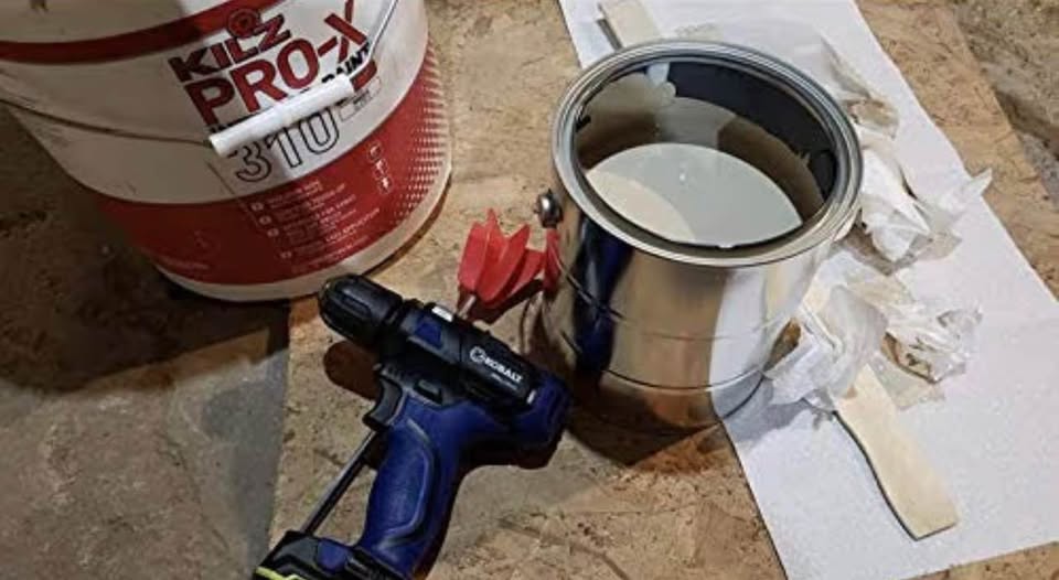 Edward Tools Paint Mixer Drill Attachment - Helix Mixer for 1 Gallon of Paint Ep