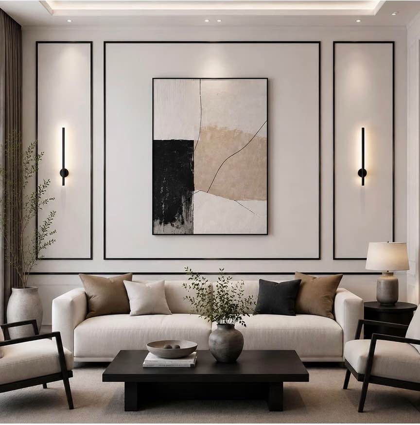 9.8 Ft Peel and Stick Black Molding Trim - Waterproof for Wall, Baseboard, Edges
