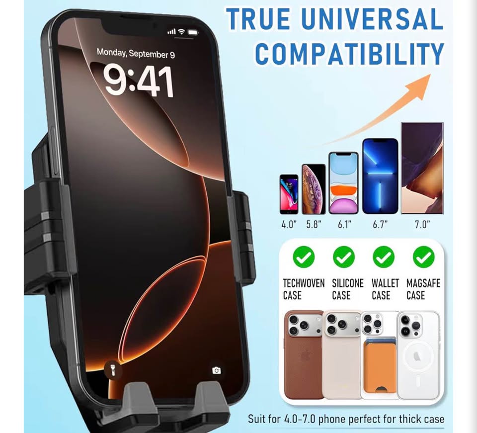GOOD LUCK Long Arm Truck Phone Mount