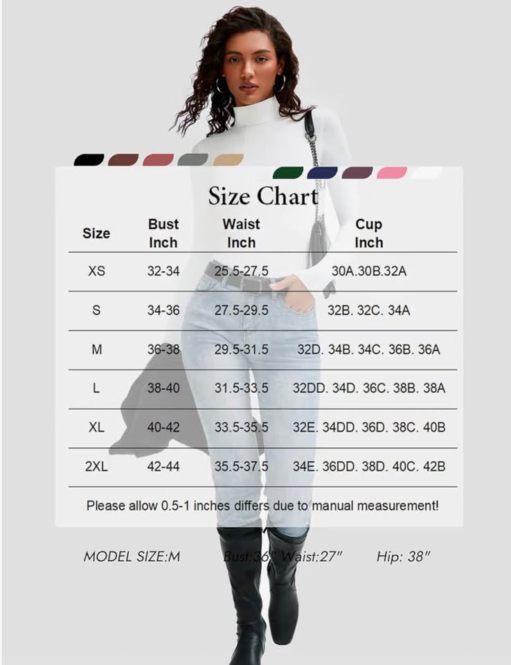 White Long Sleeve Mock Neck Bodysuit Medium