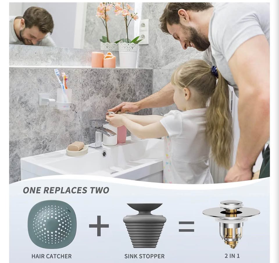 Universal Bathroom Sink Stopper
