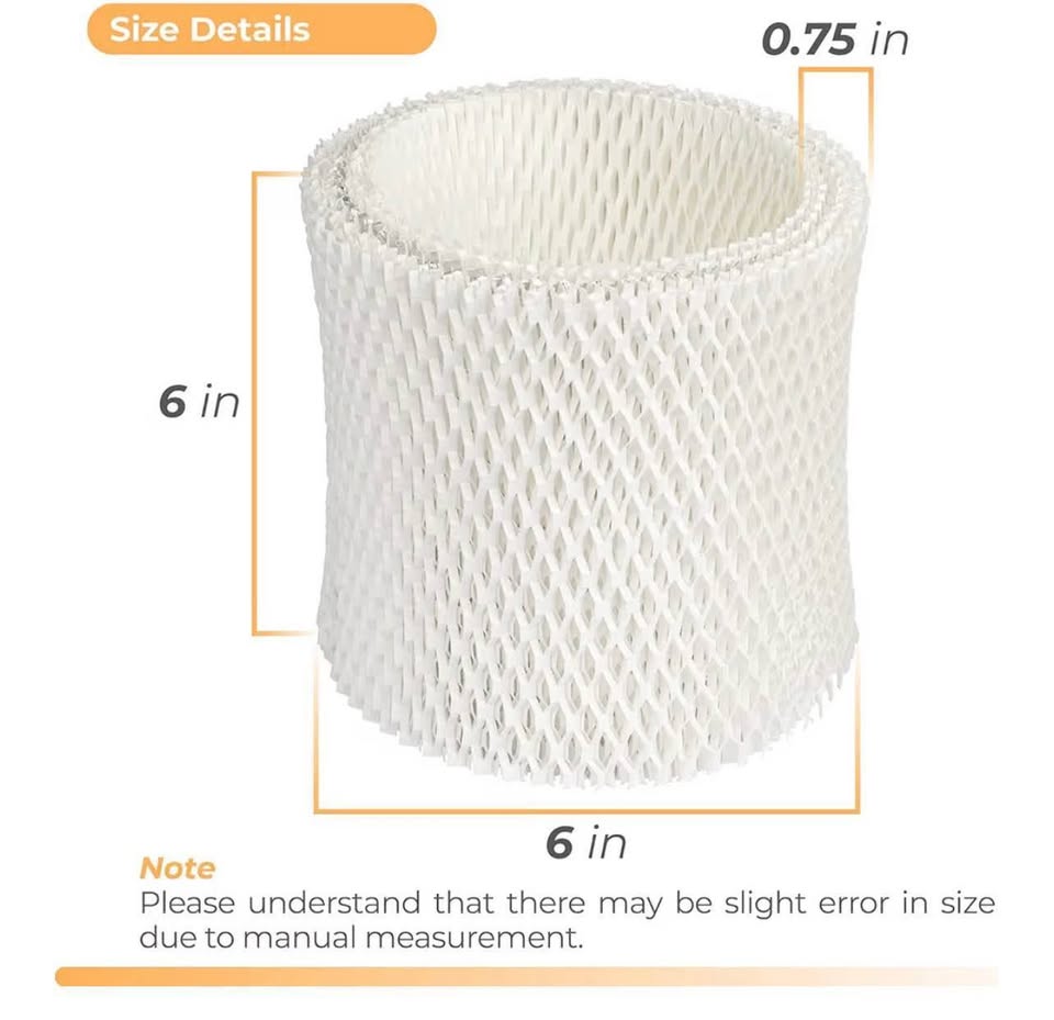 2 Pack HC-888 HC-888N Humidifier Wicking Filters Replacements for Honeywell HC88