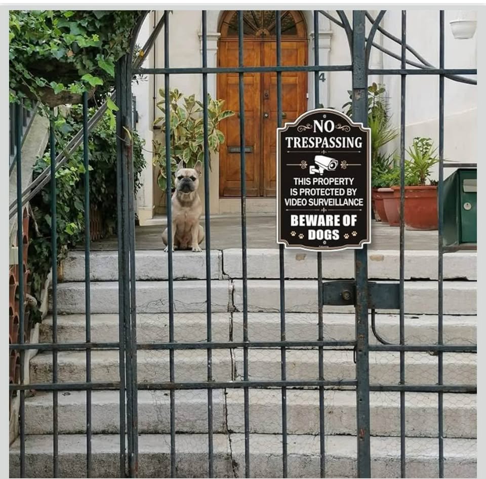 2 Pack No Trespassing This Property is Protected by Video Surveillance Beware of
