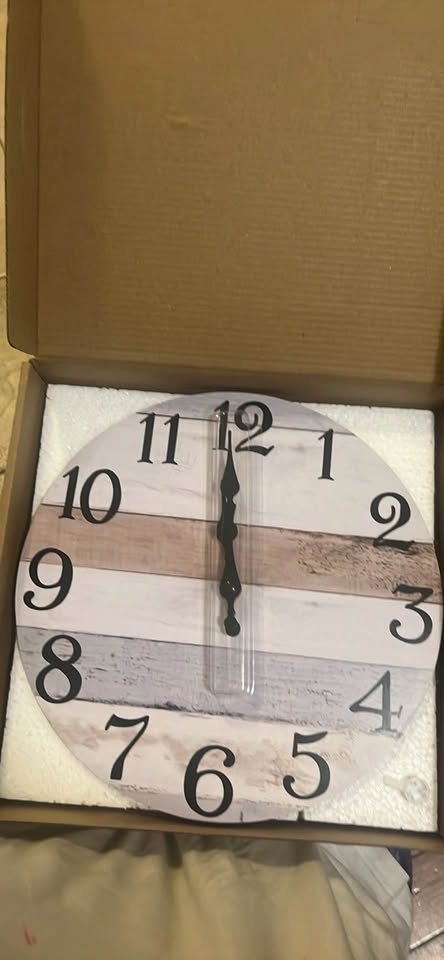 Rustic Coastal Wall Clock