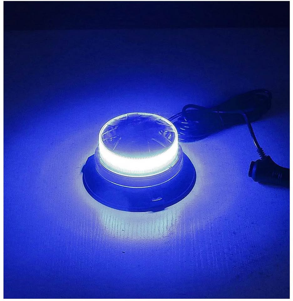 Blue Led Emergency Strobe Beacon Lights for Car Vehicles 12V 24V 24-LEDs
Magneti