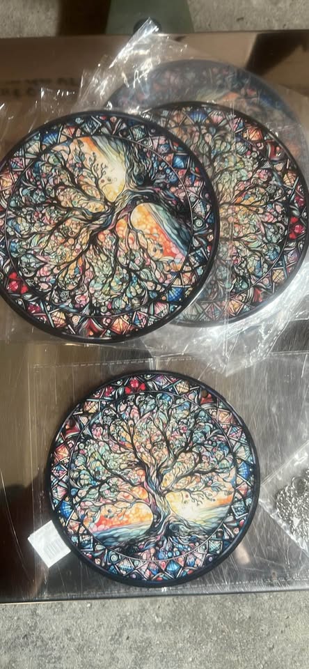 Tree of Life Stained Glass Suncatcher