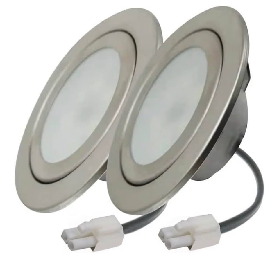 2-Pack Cooker Hood Light Bulb 1.5W LED 12V DC 20W Halogen Light Bulb Equivalent 
