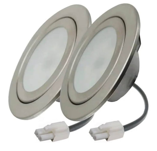 2-Pack Cooker Hood Light Bulb 1.5W LED 12V DC 20W Halogen Light Bulb Equivalent 