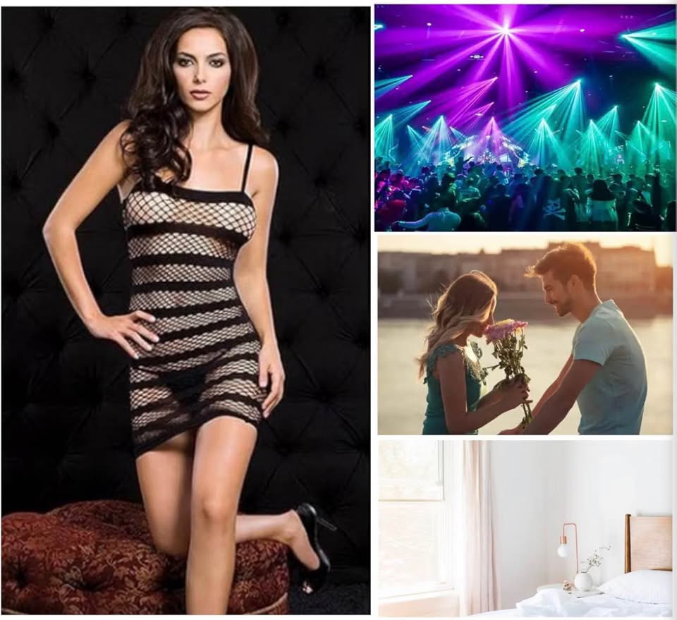 Women's Fishnet Mini Dress Sexy Sheer Mesh Lingerie Transparent Striped Babydoll