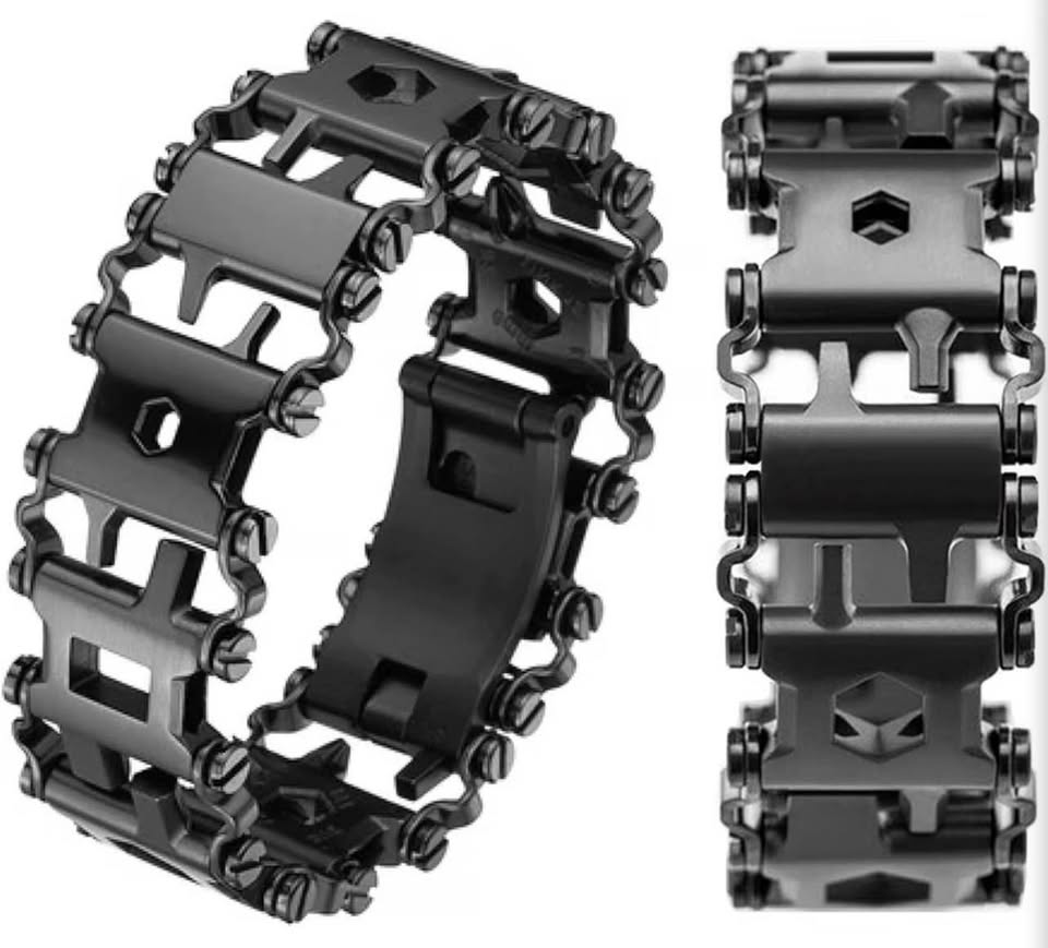 29-in-1 Stainless Steel Multi-Tool Bracelet