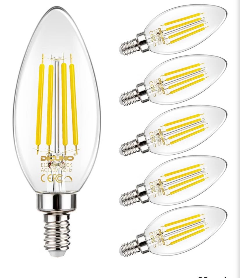 E12 Candelabra LED Bulbs 6pack