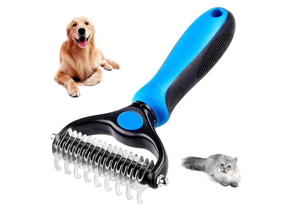 dematting comb for cats and dogs mat remover and deshedding tool safe detangler 