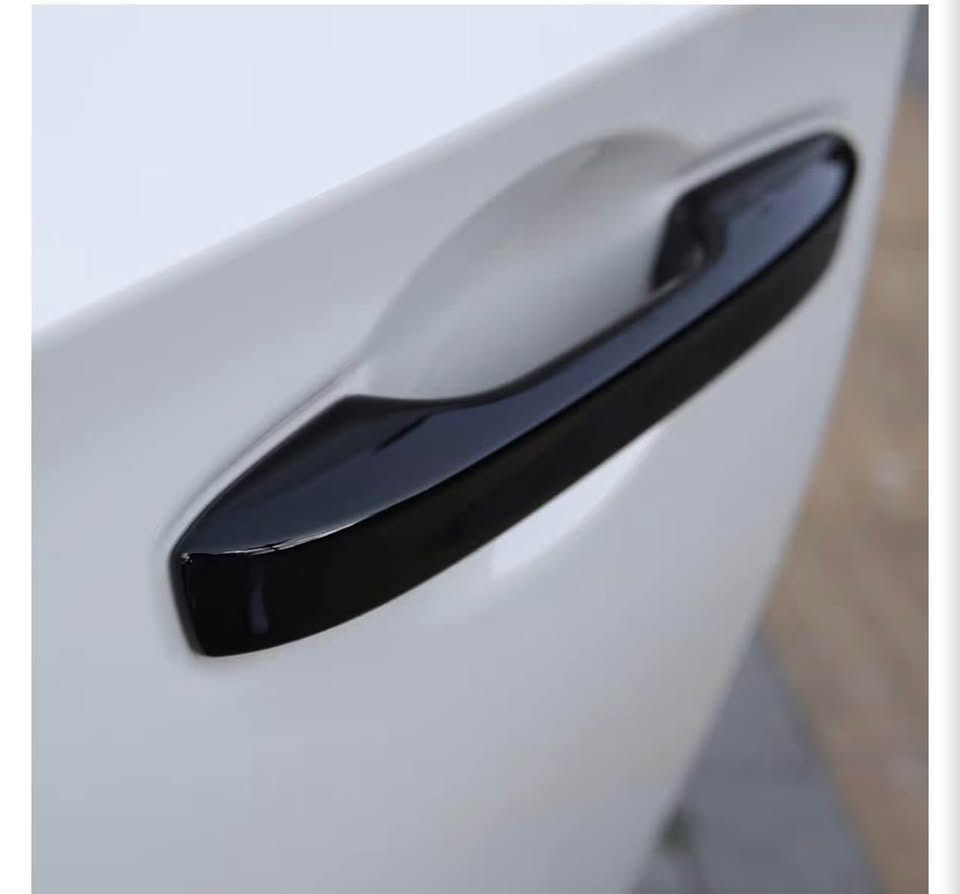 Gloss Black Door Handle Covers for Honda Civic CR-V HR-V Accord 2022-2025
