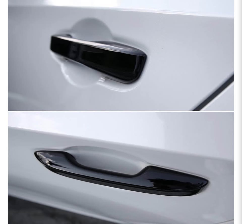 Gloss Black Door Handle Covers for Honda Civic CR-V HR-V Accord 2022-2025