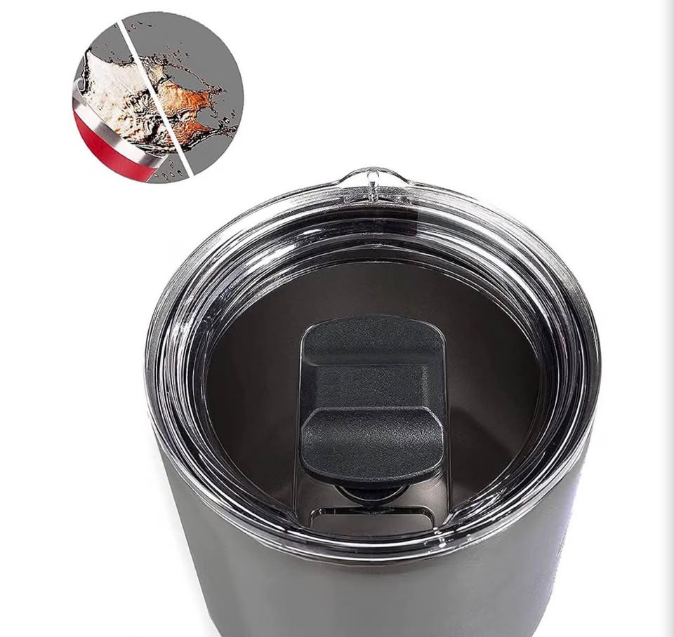 Tumbler Lid for YETI Rambler Cup, 20oz 2 Pcs Magnetic Spillproof Replacement Cov