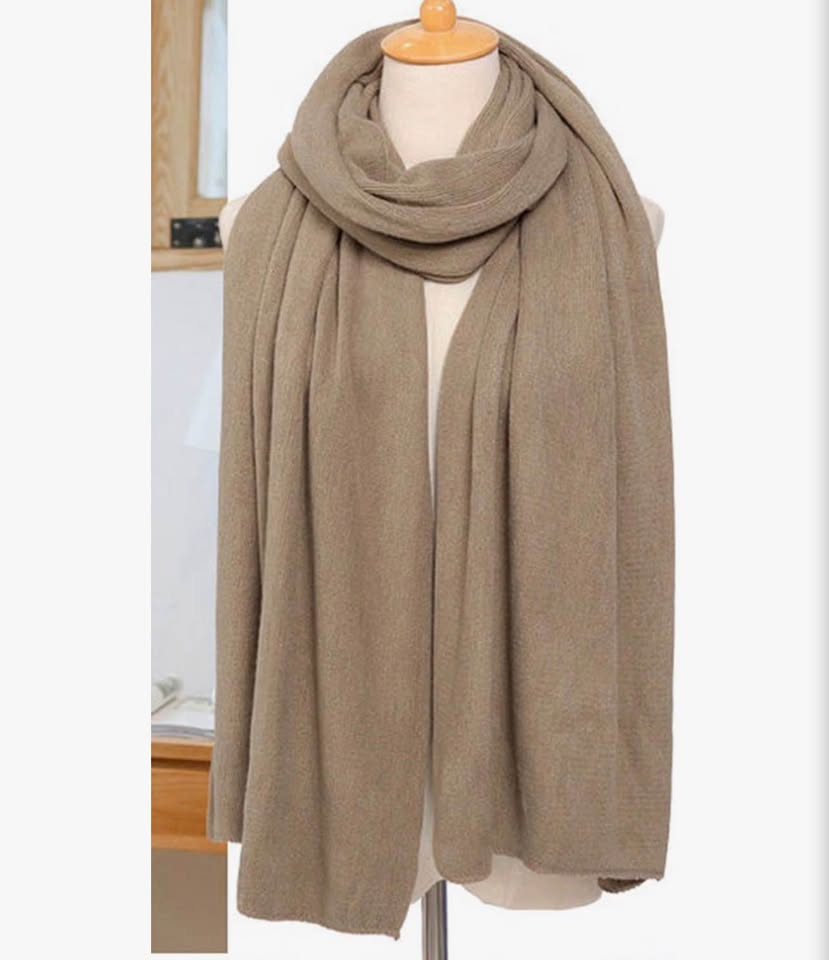 Wander Agio Khaki Scarf，Large