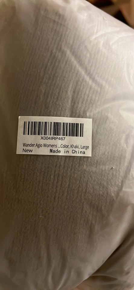Wander Agio Khaki Scarf，Large