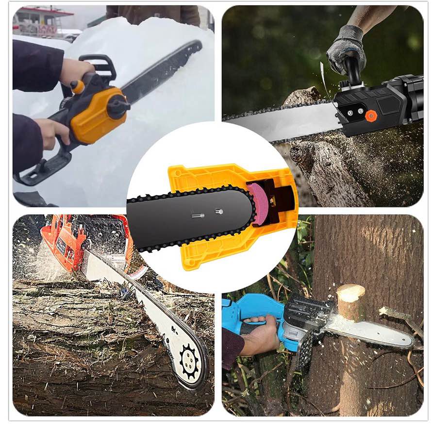 Chainsaw Sharpener Kit with 3 Whetstones